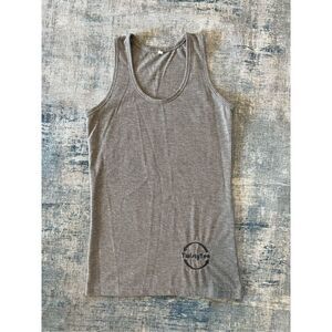 Twisty Tee Gray Bottle Opening Tank Top Medium